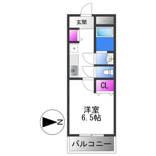 フィオレ源氏ヶ丘【3階】の間取り