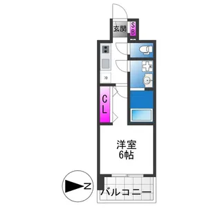ファステート大阪アステール【3階】の間取り