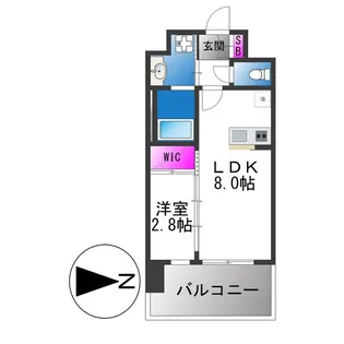 Alivis放出【11階】の間取り
