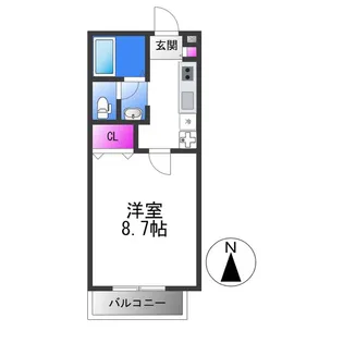 Grand Chariot B【1階】の間取り