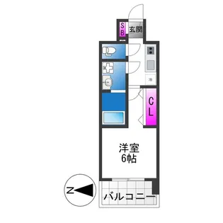 ファステート大阪アステール【3階】の間取り
