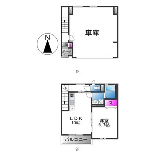 エスパースしまなみ【1階】の間取り