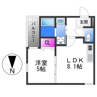 Fujipalace 桜 西今川Ⅱ番館【1階】の間取り