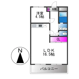 NKNマンション【5階】の間取り