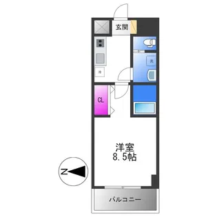 レクシア平野DUO【10階】の間取り