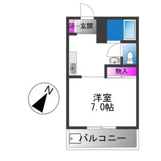 アーバンコスモ【2階】の間取り