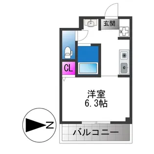 COURT GIN【3階】の間取り