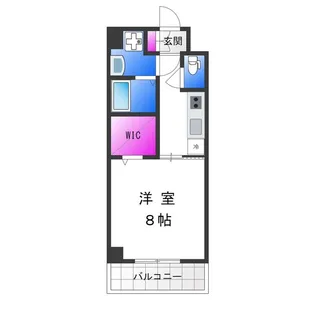 マーベラスコート巽東【4階】の間取り