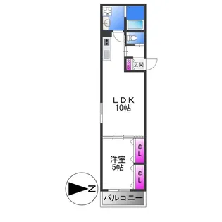 セレニティ衣摺【1階】の間取り
