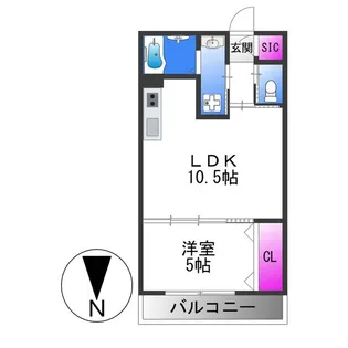 セレニティ衣摺【2階】の間取り