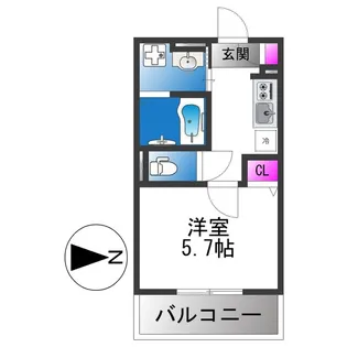 RN平野【1階】の間取り