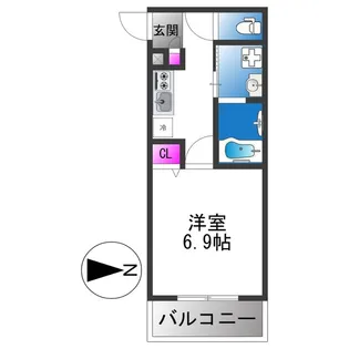 RN平野【1階】の間取り