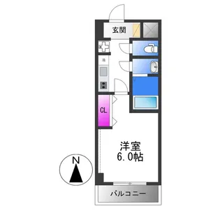 美園イーグル【2階】の間取り