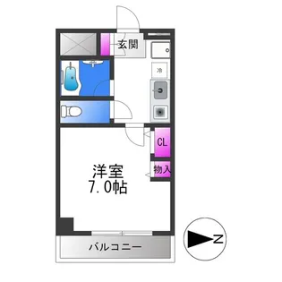 スクアドラー【2階】の間取り