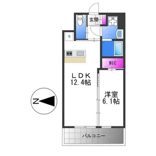 プレジオ永和ASIAN【4階】の間取り