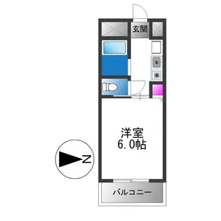 キンキ加美ハイツ【5階】の間取り