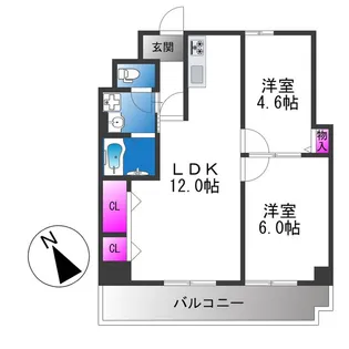 GSハイム平野【3階】の間取り