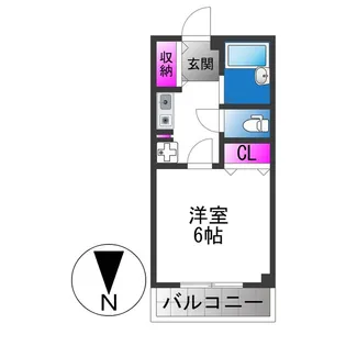 エリットハイツ【1階】の間取り