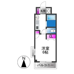 大宝グランシャリオ【2階】の間取り