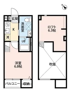 シーニュ金岡【2階】の間取り