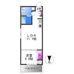 FmaisonLOREI番館【2階】の間取り