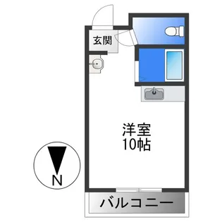 グローリーハイツ平野【6階】の間取り