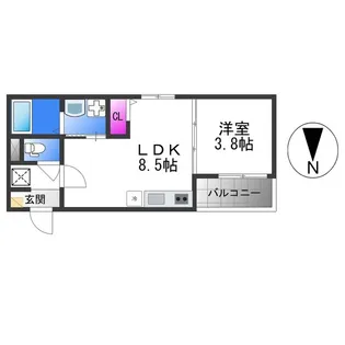 F asecia Velos【3階】の間取り