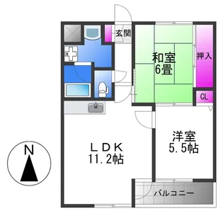 ルミエール【4階】の間取り