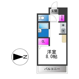 CTビュー小阪【6階】の間取り