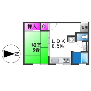 ダイワ高井田ビル【3階】の間取り