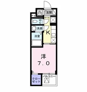 シェモワ八尾【1階】の間取り