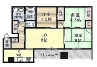 コーポイソダ【1階】の間取り