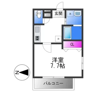 フジパレス平野郷Ⅴ番館【2階】の間取り