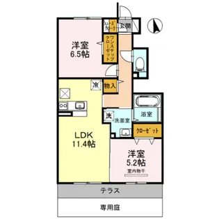 パークハイム【1階】の間取り