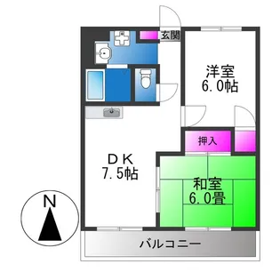 ザナドゥ90【3階】の間取り