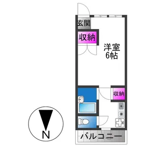 カサデルチルコ【4階】の間取り