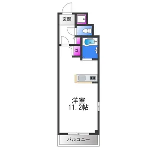 リュミエールイースト【6階】の間取り
