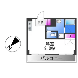 レガーレ長居公園【8階】の間取り