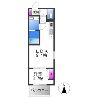 badge yata 【2階】の間取り