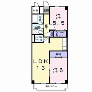 セピア辻井横小路【3階】の間取り