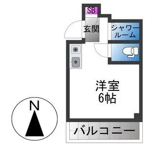 ロイヤルシード小阪【2階】の間取り