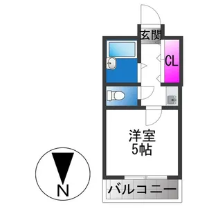 大宝 小阪駅前ヴィラデステ【4階】の間取り