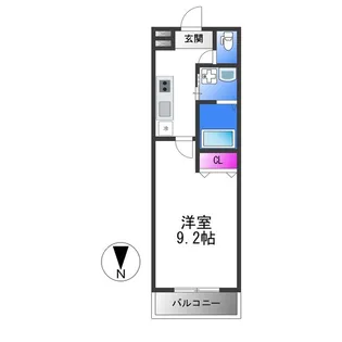 フジパレス花園西町【3階】の間取り