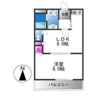 ブランチ613【3階】の間取り