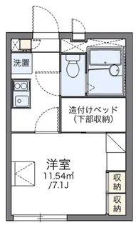 レオパレスEAST FIELD【2階】の間取り