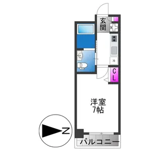 M’プラザ小阪駅前【10階】の間取り