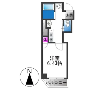 Urban Hills 東小橋【3階】の間取り
