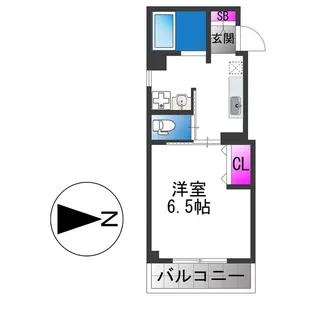 みおつくし布施【9階】の間取り