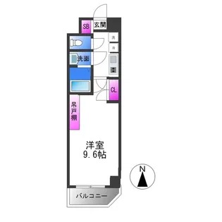 サンエスパシオ美園【4階】の間取り