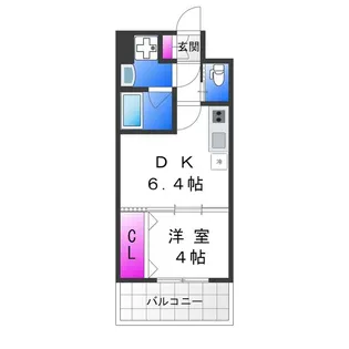 プレジオ布施EURO【4階】の間取り
